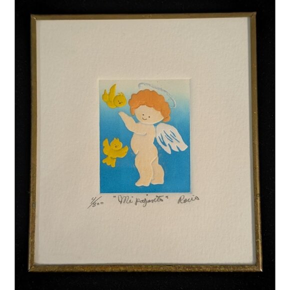 Rocio Pindter Mi Pajarito Limited Edition Print Framed 'My little bird' - Picture 13 of 14